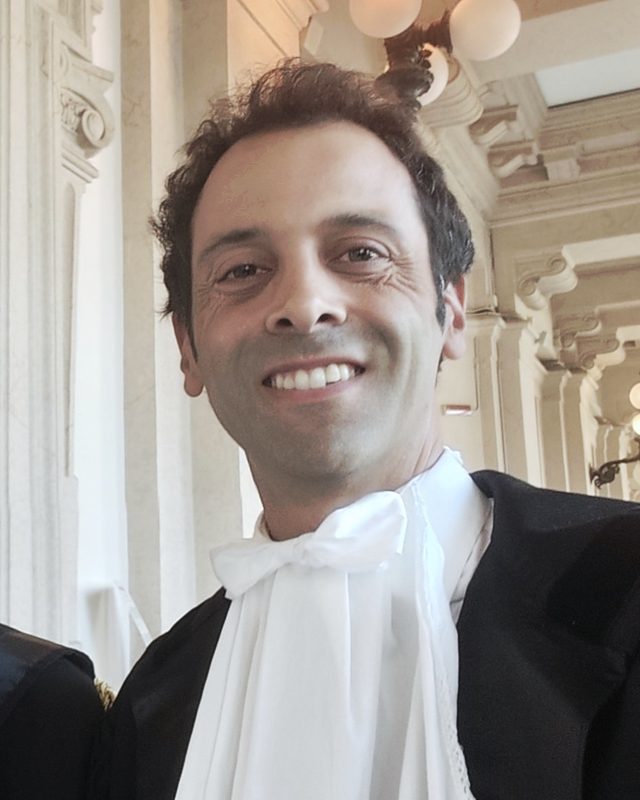 Ritratto dell'Avv. Francesco Cucinella in toga