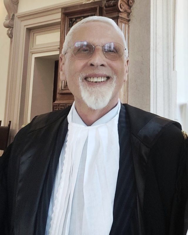 Ritratto dell'Avv. Luigi Aldo Cucinella in toga